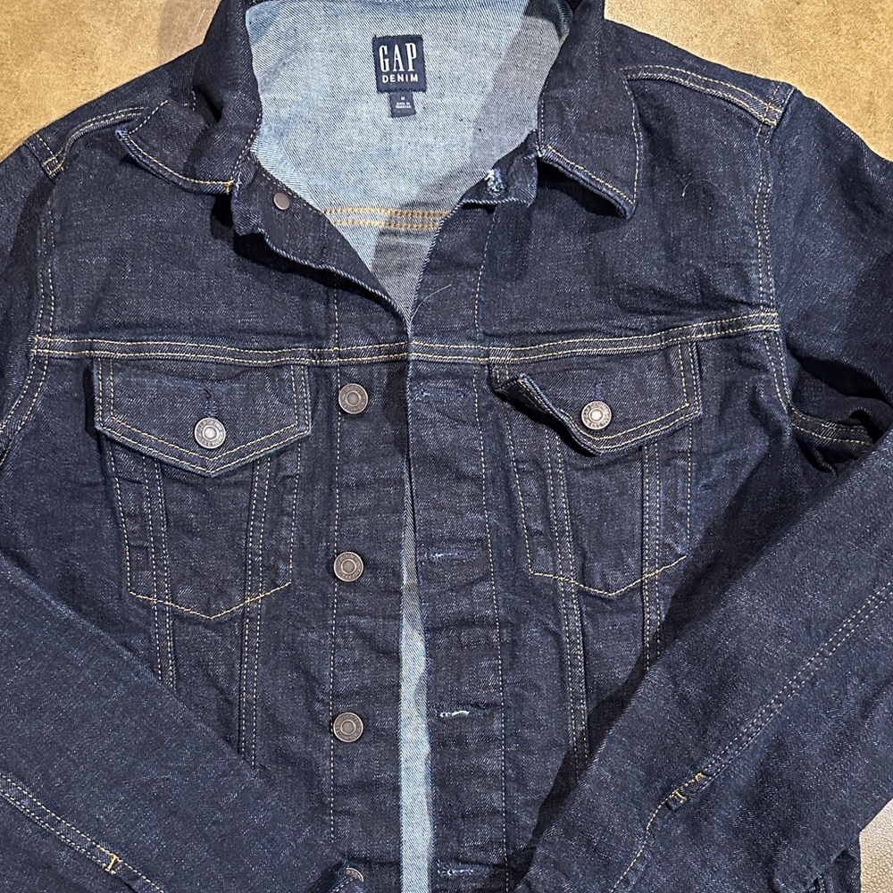 GAP Men's Dark Blue Denim Jacket